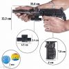 Elite PUBG Theme Uzi Submachine 2 in 1 Gun Toy
