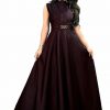 Attractive Taffeta Silk Western Gown