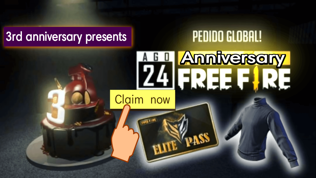 Free Fire 3rd Anniversary Rewards Team2earn Store